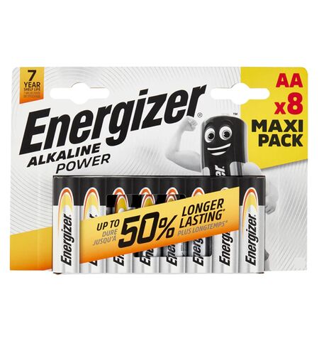 Αλκαλικές μπαταρίες ΕNERGIZER AA-LR6  σε blister 8 τεμαχίων