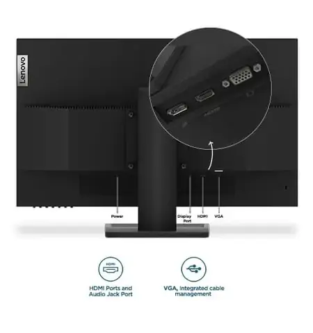 Οθόνη LENOVO Thinkvision E24-28 23.8'' VGA HDMI DISPLAYPORT με ενσωματωμένα ηχεία