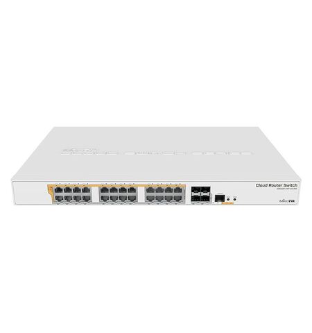 MIKROTIK ROUTERBOARD CRS328-24P-4S+RM 800MHZ CPU 24XGLAN 4XSFP+ ROUTEROS L5