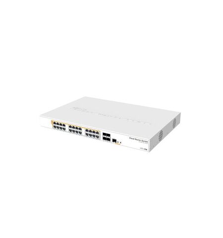 MIKROTIK ROUTERBOARD CRS328-24P-4S+RM 800MHZ CPU 24XGLAN 4XSFP+ ROUTEROS L5