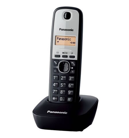 Ασύρματο τηλέφωνο PANASONIC KX-TG1611 Μαύρο/Ασημί