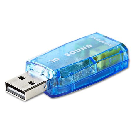 Εξωτερική κάρτα ήχου NEDIS USCR10051BU USB 2.0.