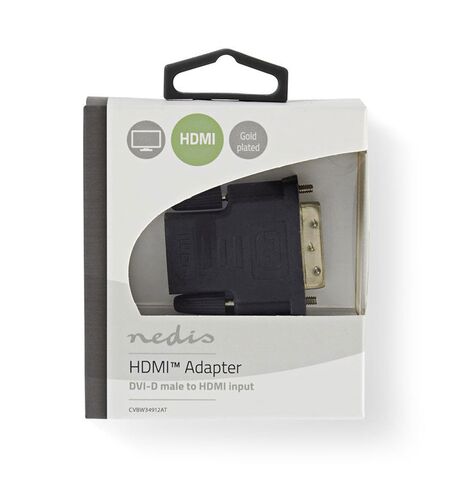 Αντάπτορας  NEDIS DVI-D 24+1P αρσενικό σε HDMI θηλυκό