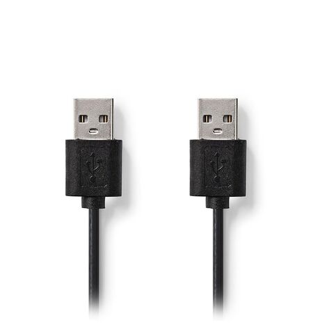 Καλώδιο NEDIS USB 2.0 A αρσενικό  σε USB A αρσενικό 2M