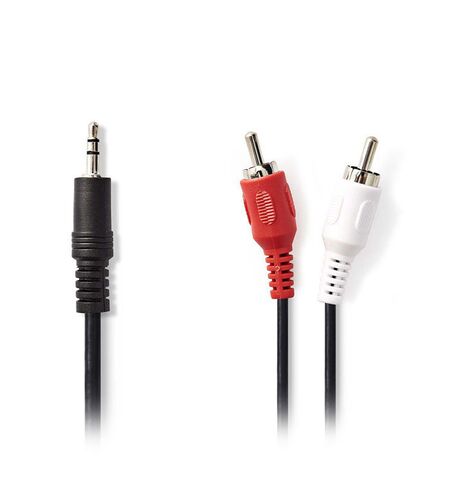 Καλώδιο ήχου NEDIS 3.5MM STEREO  αρσενικό 2X RCA αρσενικό 2M.
